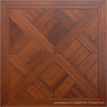 Piso de madera de chapa de diseño sólido parquet